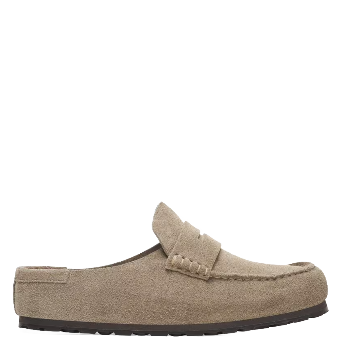 Birkenstock Naples Wrapped Suede Taupe Narrow