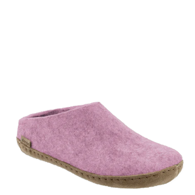 Glerups Unisex Slip On Leather Sole Flower