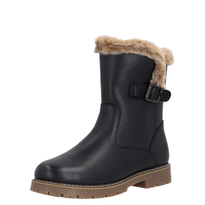 Remonte Women&#39;s Sarolta D9382-03 Black with Cleats