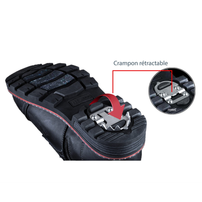 Nexgrip Women's Ice Kayla w/ Cleats Black