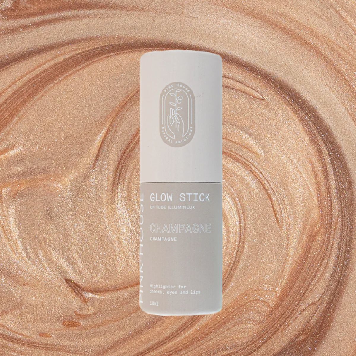 Pink House Glow Stick, Color: Champagne
