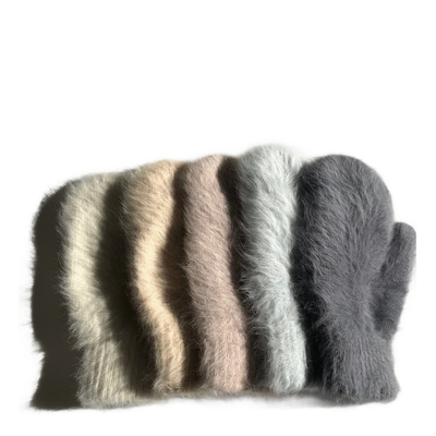 Billy Bamboo Fluffy Angora Mittens OS