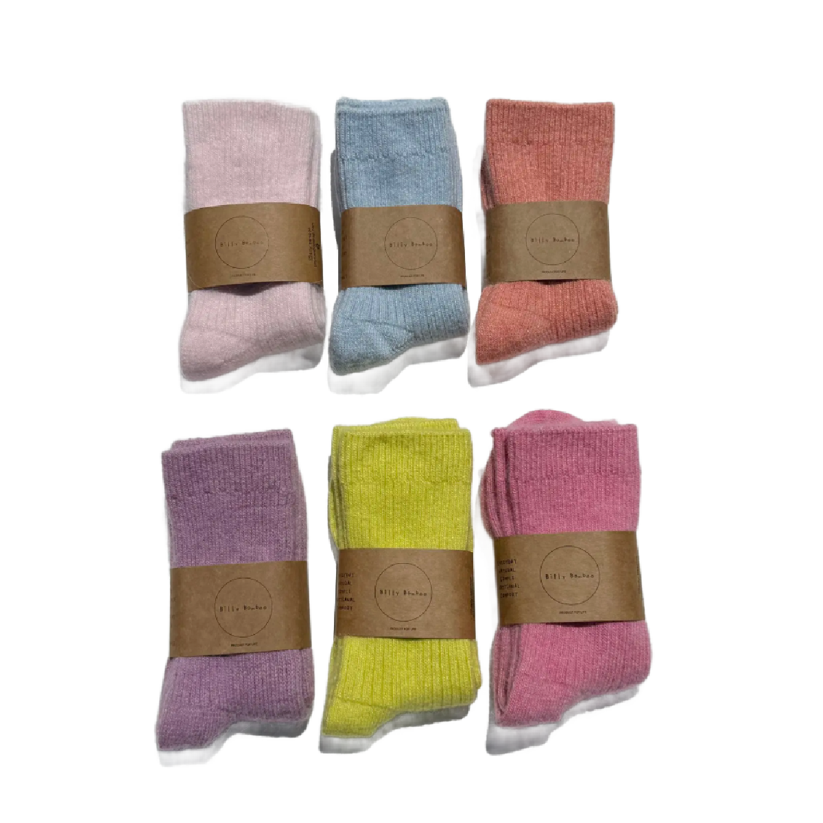 Billy Bamboo Ribbed Angora Socks W7.5-11.5