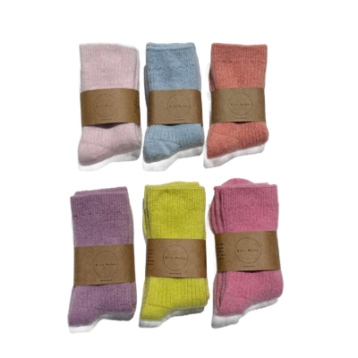Billy Bamboo Ribbed Angora Socks W7.5-11.5