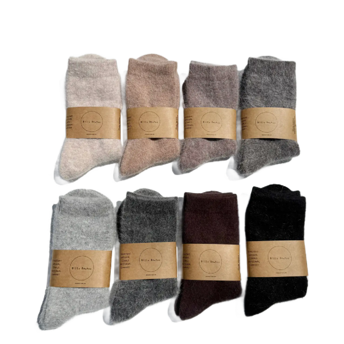 Billy Bamboo Fluffy Angora Socks W7.5-11.5