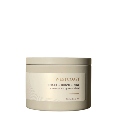 Sealuxe Candle Tin - Westcoast (Cedar + Birch + Pine)