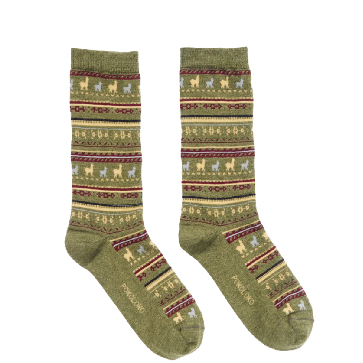Pokoloko Alpaca Socks Print