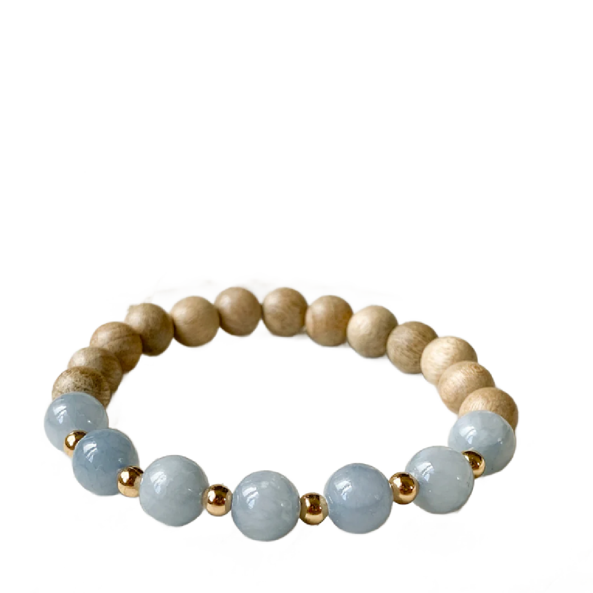 Agaveh Girl Freesia Gemstone &amp; Sandalwood Bracelet