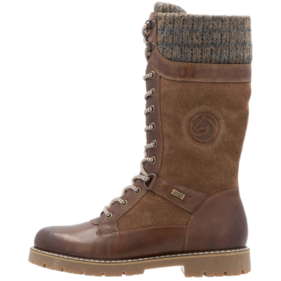 Remonte Women&#39;s Sarolta D9380-20 Tall Brown with Cleats