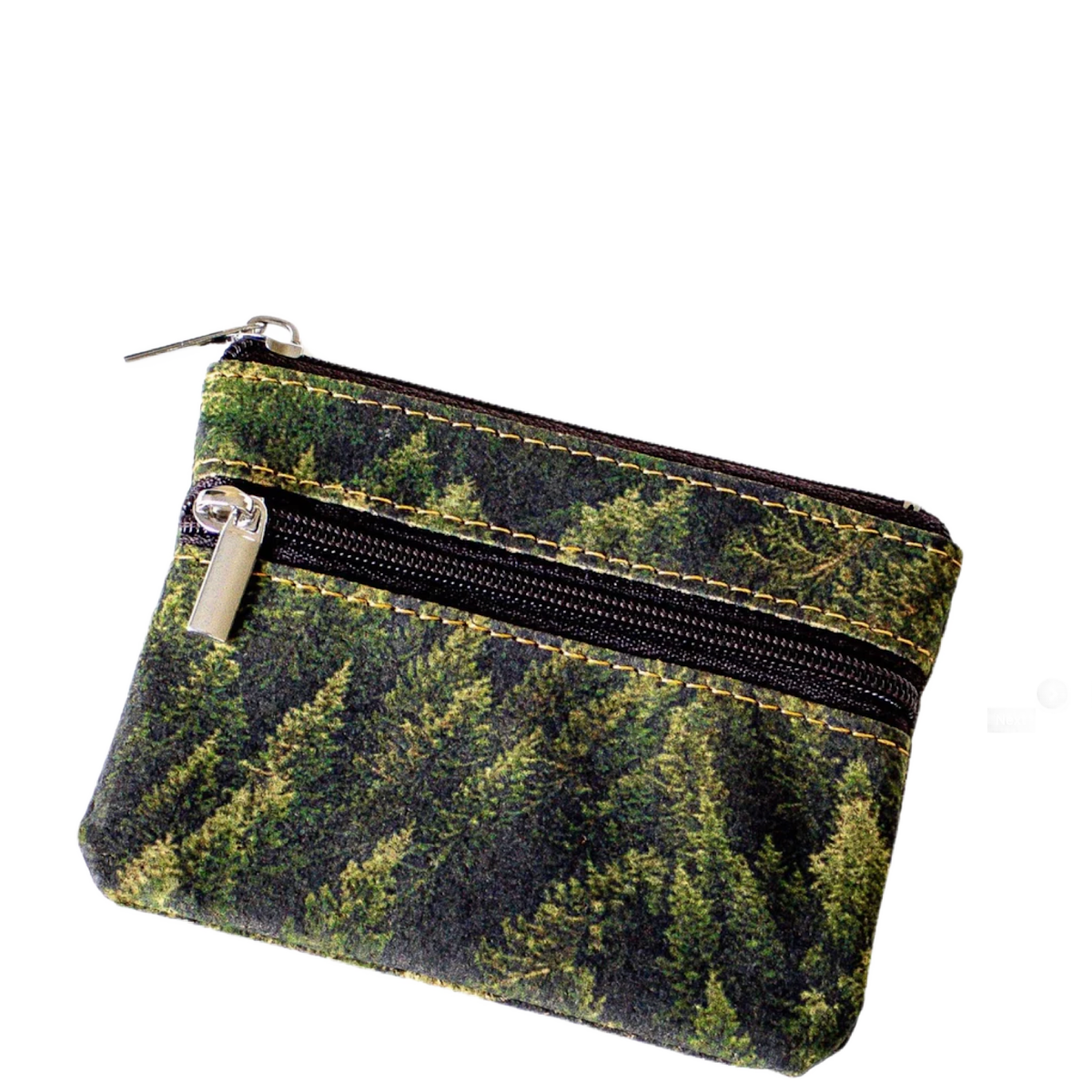 Kuma Cork Change Purse, Color: Forest