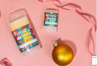 Moody Bee Small Beeswax Hand &amp; Body Butter Christmas Tree