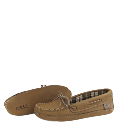 Laurentian Chief Men&#39;s Leather Moccasins Brown