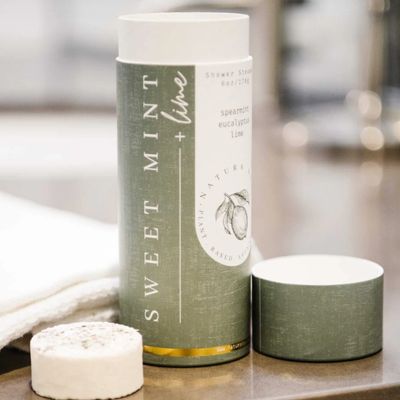 Natura Soylights Shower Steamer Sweet Mint + Lime