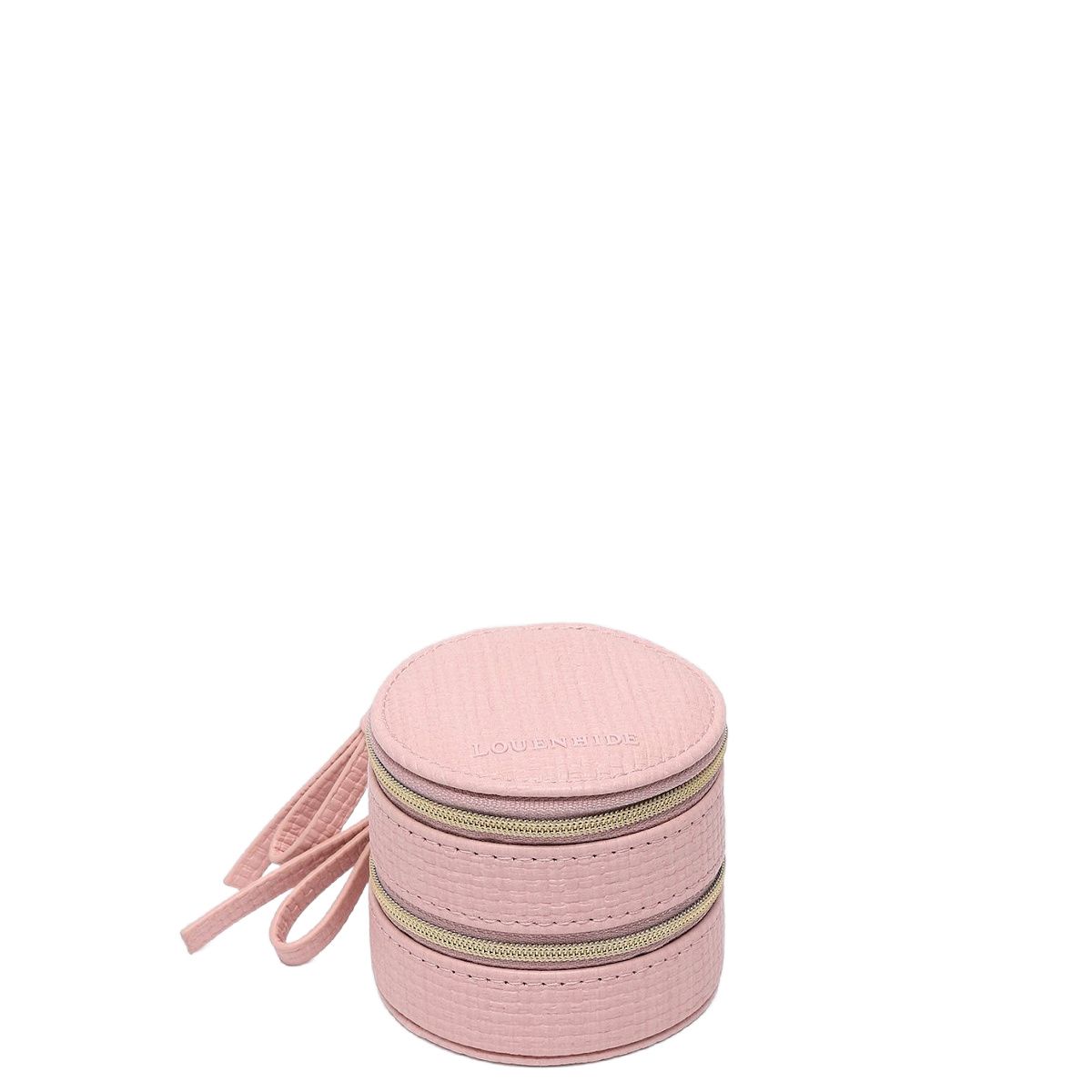Louenhide Sophia Jewelry Case, Color: Pale Pink