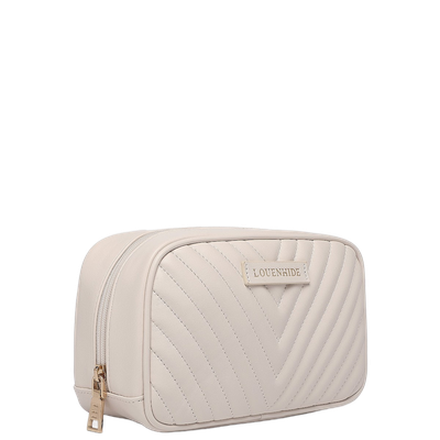 Louenhide Lacey Quilted Makeup Bag