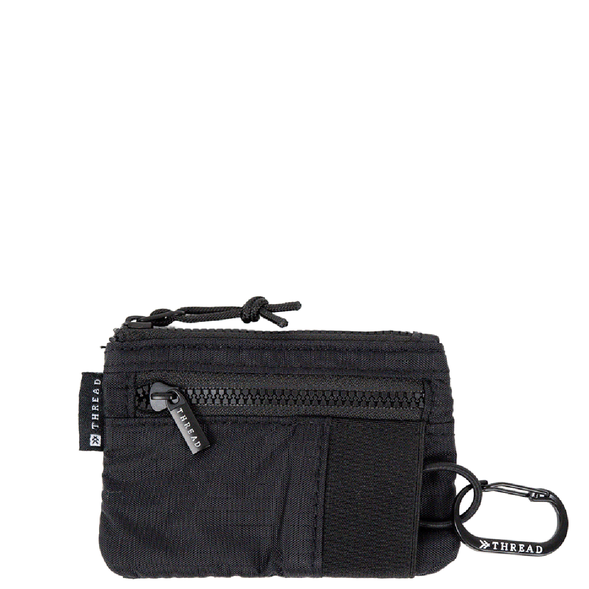 Thread Pouch Wallet, Color: Black