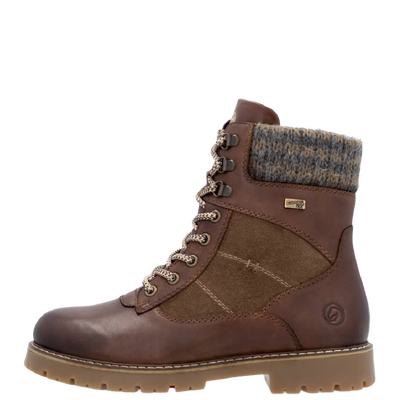 Remonte Women&#39;s Sarolta D9378-22 Mid Brown with Cleats