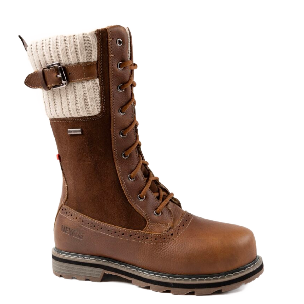 Nexgrip Women&#39;s Ice Jenna 6.0 w/ Cleats Cognac