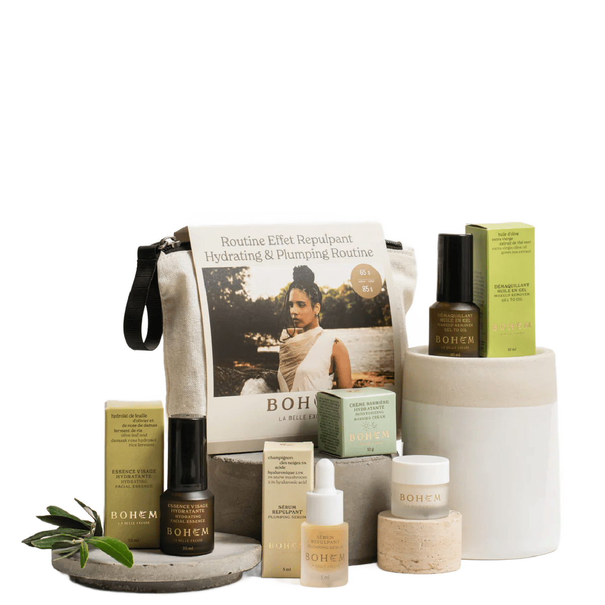 Bohem by La Belle Excuse Hydrating &amp; Plumping Travel Kit