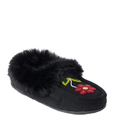Manitobah Mukluks Women's Metis Moccasin Black
