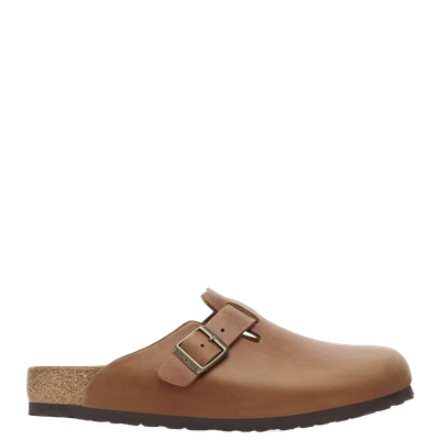 Birkenstock Boston Oiled Cognac Brown