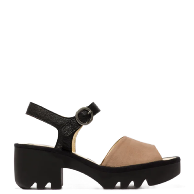 Fly London Women's Tull503 Taupe/Black