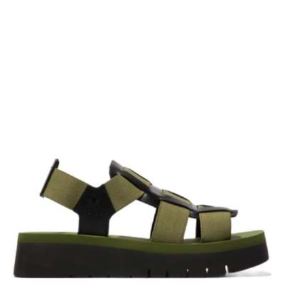 Fly London Women's Samb245 Army Green/Black