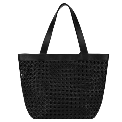 Ilse Jacobsen Woven Tote Bag Black