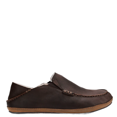 OluKai Men's Moloā Slipper Dark Wood