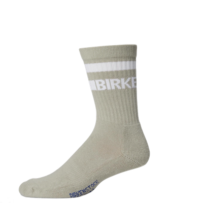 Birkenstock Cotton Crew Sock Stripe Light Grey