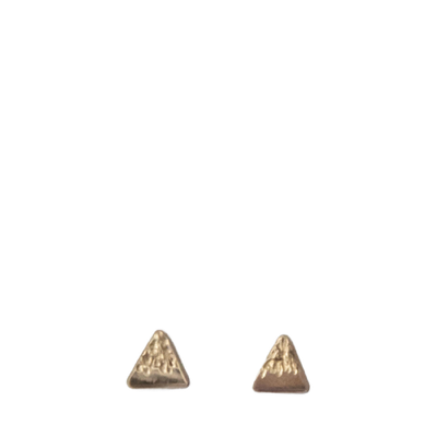 Loops Jewellery Mountain Range Peak Stud Earrings 14k Gold Fill