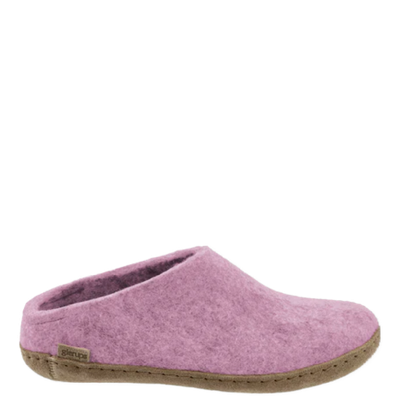 Glerups Unisex Slip On Leather Sole Flower
