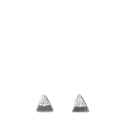 Loops Jewellery Mountain Range Peak Stud Earrings Sterling Silver