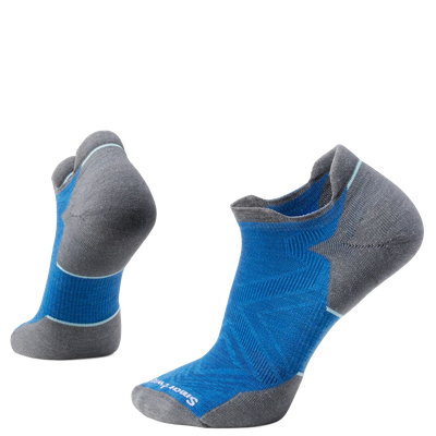 Smartwool Unisex Run Targeted Cushion Low Ankle Socks Laguna Blue