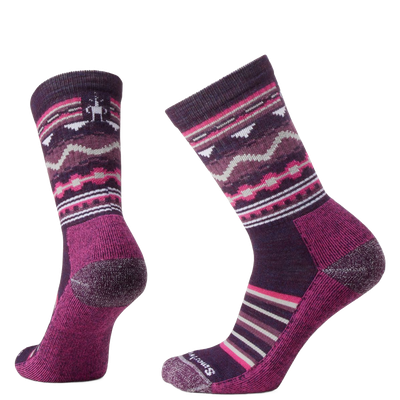 Smartwool Unisex Everyday Hudson Trail Crew Socks Purple Iris