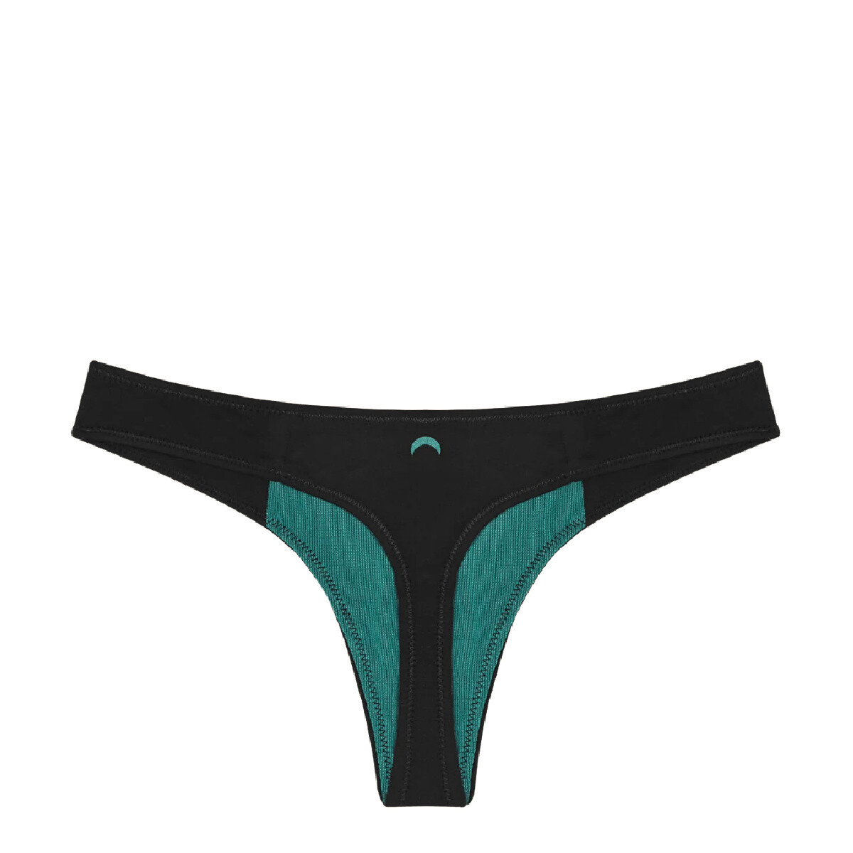 Huha Mineral Undies Low Profile Thong, Color: Black, Size: S