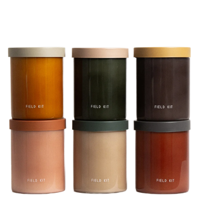 Field Kit Glass Candle - The Sauna (Cedar + Mist)