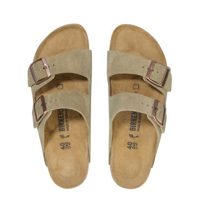 Birkenstock Arizona Suede Leather Taupe