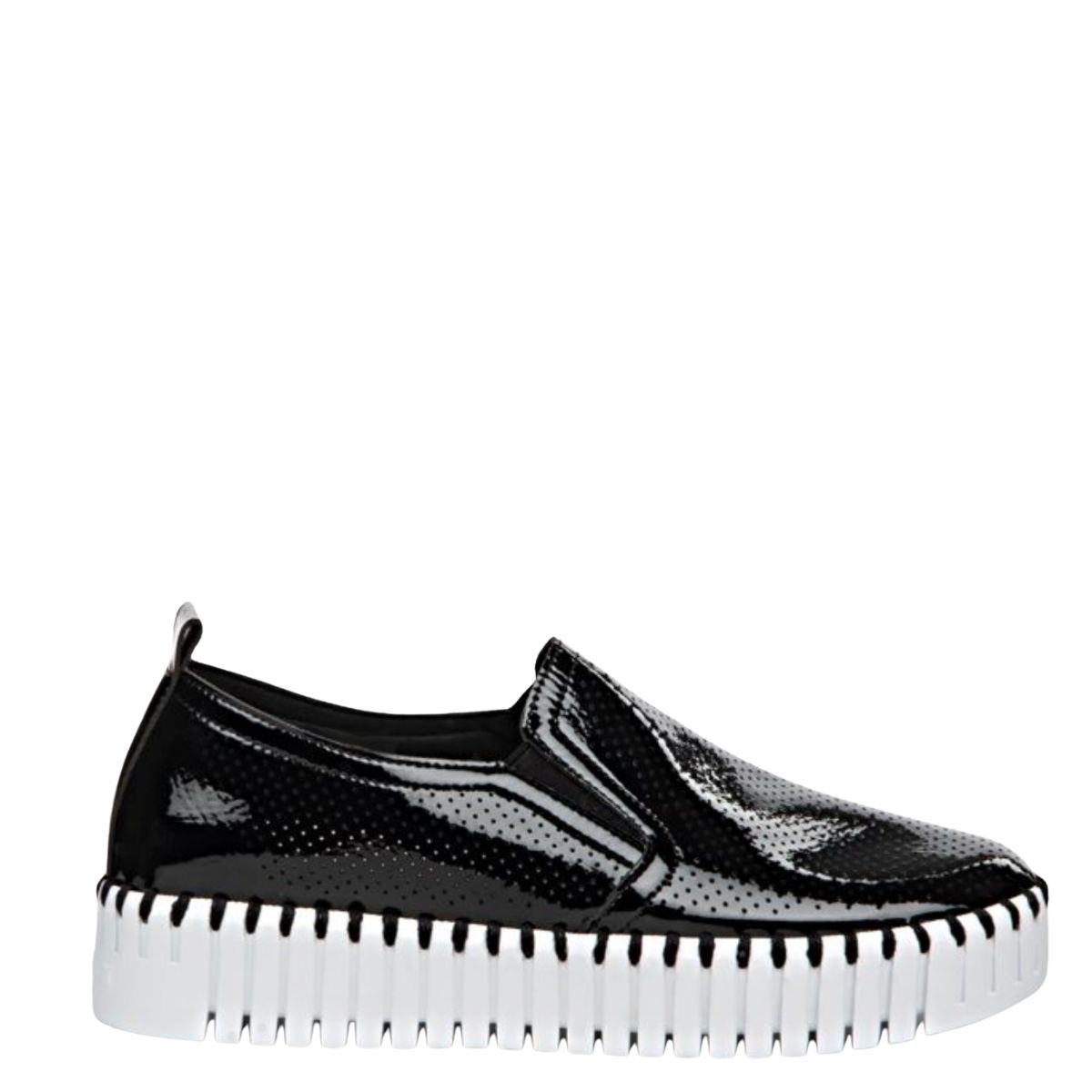 Ilse Jacobsen Women's Tulip Platform Patent Black