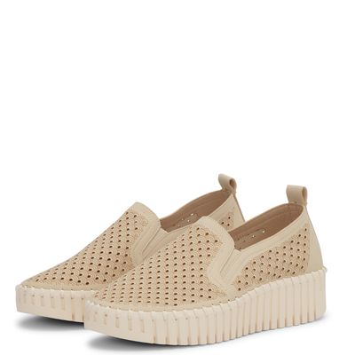 Ilse Jacobsen Women's Tulip Platform Kit Pearled Ivory