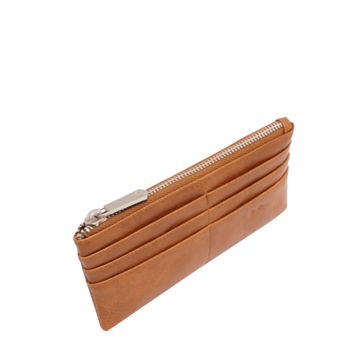 S-Q Briella Slim Wallet, Color: Camel