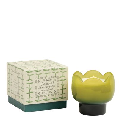 Paddywax Tulip Glass Candle | Verbena &amp; Lemongrass