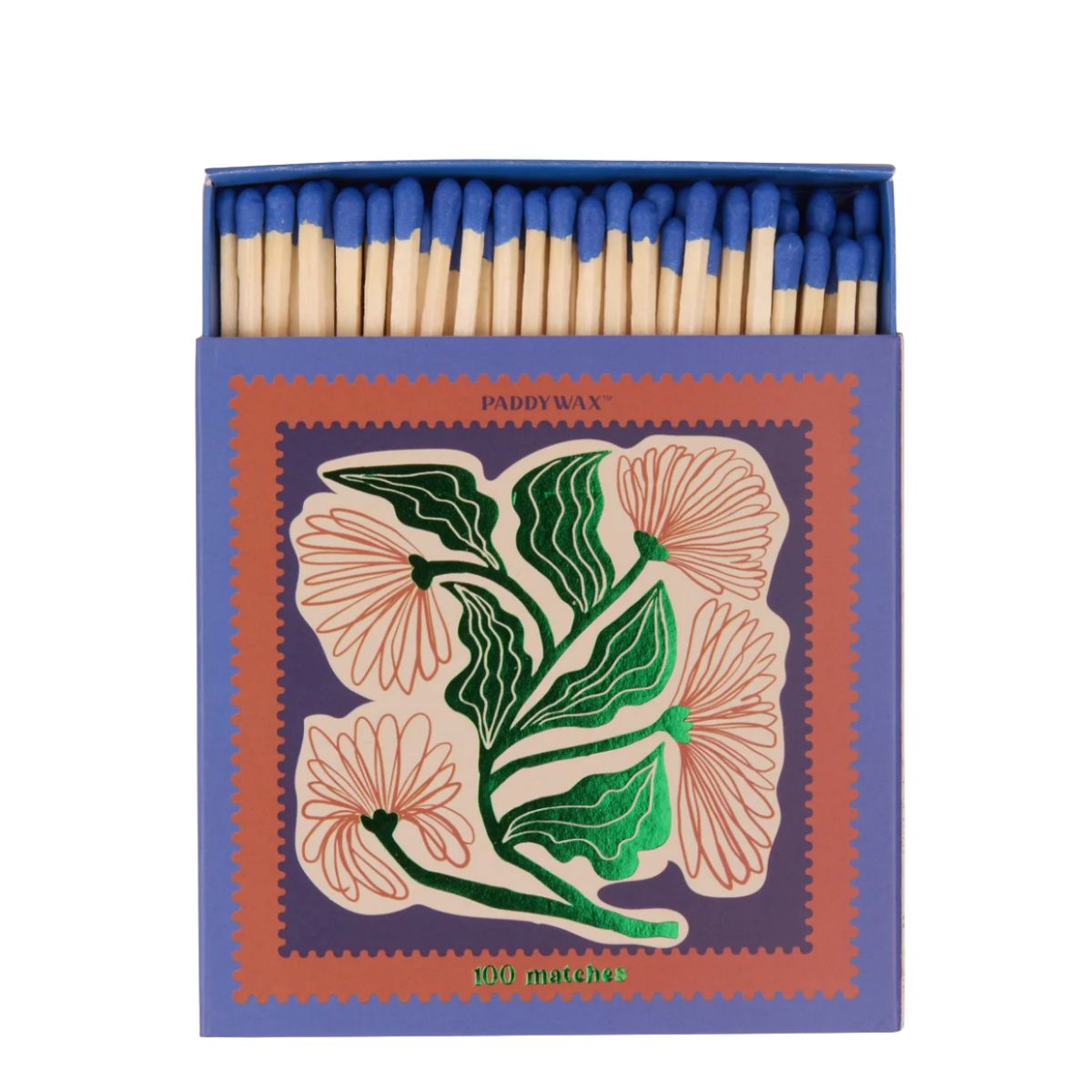 Paddywax 100 Boxed Matches | Abstract Floral