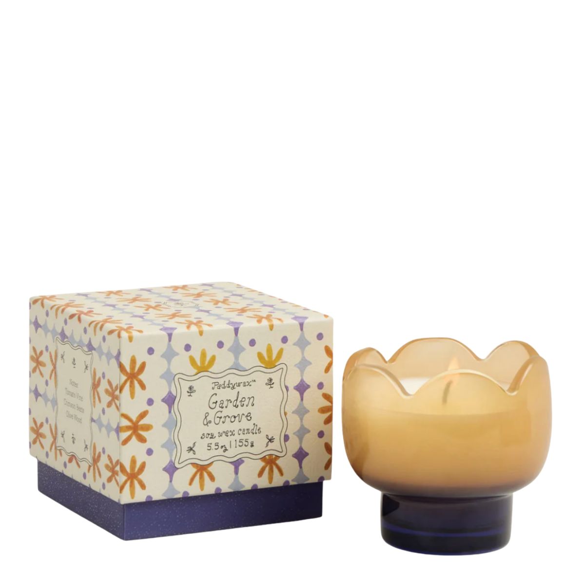 Paddywax Tulip Glass Candle | Garden &amp; Grove