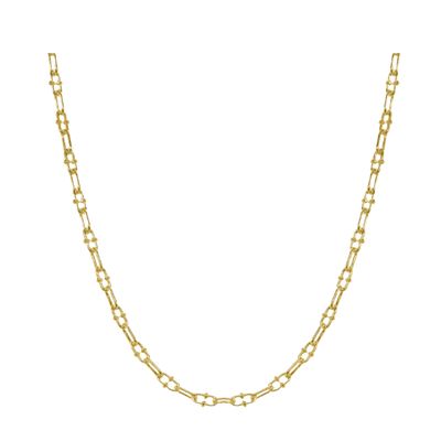 HOJ Sterling Silver Gold Vermeil Granchio Chain 3.9mm 18" (GR80-G-18)