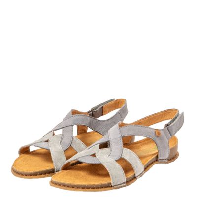 El Naturalista Women's Panglao N5819 Nobuck Silk Denim