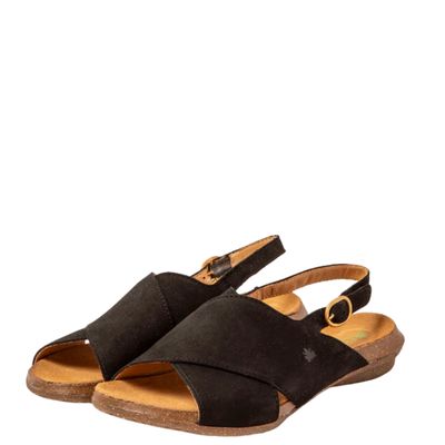 El Naturalista Women's Wakataua N5558 Nobuck Lavado Black