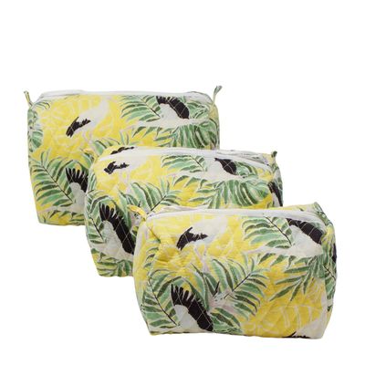 Mahogany Pelican Cosmetic Bag