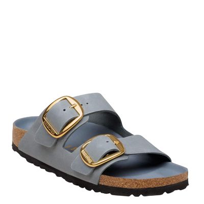 Birkenstock Arizona Big Buckle Oiled Leather Basalt Gray Narrow