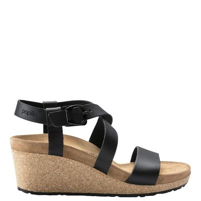 Birkenstock Papillio Sibyl Leather Black Narrow